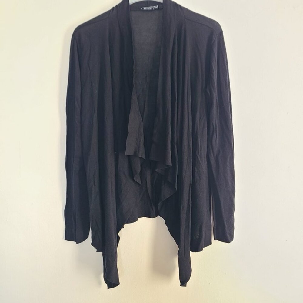 MARELLA Women’s Open Cardigan Sweater Size XXL Black